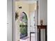 View of a tiled entryway with an arched gate at 6101 34Th W St # 16A, Bradenton, FL 34210