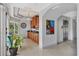 Lobby with wood cabinets, tiled floors, and elevator access at 2715 Terra Ceia Bay Blvd # 702, Palmetto, FL 34221