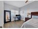 Bright bedroom with built-in workspace and water views at 2715 Terra Ceia Bay Blvd # 702, Palmetto, FL 34221