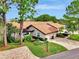 Community features villas with lush landscaping at 3124 Windrush Bourne # 10, Sarasota, FL 34235