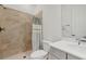Clean bathroom with shower and toilet at 5713 Cheech Gln, Lakewood Ranch, FL 34211
