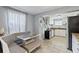 Bright kitchen with granite countertops and white cabinets at 105 2Nd Se Ave, Ruskin, FL 33570