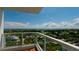 Balcony boasting panoramic views of the coastline, golf course, and surrounding neighborhood at 1000 Longboat Club Road # 1103, Longboat Key, FL 34228