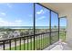 Serene balcony boasting panoramic ocean views at 797 Beach Rd # 509, Sarasota, FL 34242