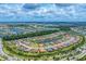 Aerial view of Esplanade at Lakewood Ranch, showing the community layout and numerous homes at 15655 Sacile Ln, Lakewood Ranch, FL 34211