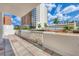 Spacious balcony with city views and partial water view at 101 S Gulfstream Ave # 4A, Sarasota, FL 34236
