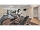 Well-equipped fitness center with treadmills and weight machines at 101 S Gulfstream Ave # 4A, Sarasota, FL 34236
