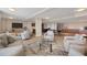 Spacious community room with comfortable seating and kitchen at 101 S Gulfstream Ave # 4A, Sarasota, FL 34236