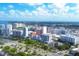 Aerial city view showing a beautiful neighborhood at 101 S Gulfstream Ave # 4A, Sarasota, FL 34236
