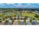 Aerial view of community amenities including park, tennis courts, and playground at 12198 Longview Lake Cir, Bradenton, FL 34211