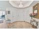 Elegant entryway with hardwood floors and a chandelier at 409 N Point Rd # 502, Osprey, FL 34229