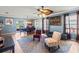 Open concept living and dining area with neutral colors and lots of natural light at 7407 64Th E St, Palmetto, FL 34221