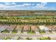 Aerial view showing home's location in a golf course community at 13212 Deep Blue Pl, Lakewood Ranch, FL 34211