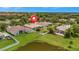 Community view showcasing home location and pond at 6122 44Th E Ct, Bradenton, FL 34203