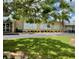 Community building with large windows and landscaping at 1806 Brook Field Ter, Sarasota, FL 34234
