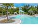 Relaxing pool with a water slide for  at 9478 Tequila Sunrise Dr, Sarasota, FL 34241