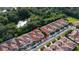 Aerial view of house and surrounding neighborhood at 7823 33Rd E St # 20, Sarasota, FL 34243