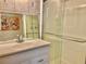 Bathroom featuring a walk-in shower and vanity at 1806 Brook Field Ter, Sarasota, FL 34234