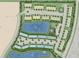 Community site plan showcasing home locations and a central lake at 16643 San Nicola Pl, Lakewood Ranch, FL 34211