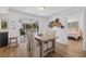 Casual dining area with view into bedroom and patio at 1160 Morningside Pl, Sarasota, FL 34236