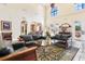 Spacious clubhouse interior with comfortable seating at 7612 Lake Vista Ct # 405, Lakewood Ranch, FL 34202