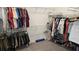 Large walk-in closet with ample shelving and hanging space at 4952 Surfside Cir, Bradenton, FL 34211