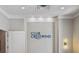 Club Cresswind entrance with modern wall signage and lighting at 4952 Surfside Cir, Bradenton, FL 34211