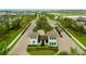 Aerial view of Cresswind Lakewood Ranch community entrance at 4952 Surfside Cir, Bradenton, FL 34211