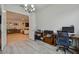 Home office with a view of the living room at 4952 Surfside Cir, Bradenton, FL 34211