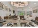 Open concept dining room with views into the living area at 4952 Surfside Cir, Bradenton, FL 34211