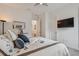 Bedroom with a queen bed, and plenty of natural light at 4952 Surfside Cir, Bradenton, FL 34211
