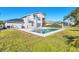 Large pool in the backyard of a home at 3125 57Th Avenue E Cir, Bradenton, FL 34203