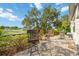 Brick patio with outdoor furniture and a water view at 4532 Shark Dr, Bradenton, FL 34208