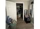 Walk-in closet with ample hanging space and shelving at 1603 Gulf N Dr # 5, Bradenton Beach, FL 34217
