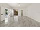 Spacious bedroom with marble floors and access to the patio at 4323 Rock Creek Dr, Port Charlotte, FL 33948