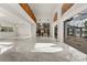 Bright and airy living room with marble floors and access to the backyard at 4323 Rock Creek Dr, Port Charlotte, FL 33948