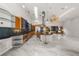 Open concept kitchen boasting a spacious island and high-end finishes at 4323 Rock Creek Dr, Port Charlotte, FL 33948