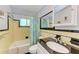 Bathroom with a shower/tub combo and modern vanity at 1410 21St W St, Bradenton, FL 34205