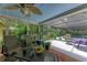 Relaxing screened patio overlooking the pool at 1410 21St W St, Bradenton, FL 34205
