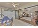Bright enclosed patio, view into living area & dining room at 4521 Kingsmere # 6, Sarasota, FL 34235