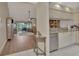 Kitchen with granite countertops and stainless steel appliances at 4521 Kingsmere # 6, Sarasota, FL 34235