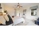 Bright and airy main bedroom with ensuite bathroom access at 4405 Lenox Blvd, Venice, FL 34293