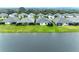 Aerial view of houses near the lake at 2942 Trustee Ave, Sarasota, FL 34243