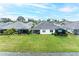 Aerial view of houses and lake at 2942 Trustee Ave, Sarasota, FL 34243