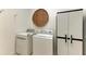 Laundry room with washer, dryer and shelving at 12105 Goldenrod Ave, Bradenton, FL 34212