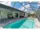 Inviting screened-in pool and patio area, perfect for relaxation at 12105 Goldenrod Ave, Bradenton, FL 34212