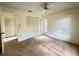 Bedroom with double closets and carpeted floors at 3925 Oakhurst Blvd # 3010, Sarasota, FL 34233