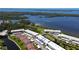 Aerial view of condo community near the water at 4819 Independence Dr # 4819, Bradenton, FL 34210