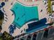 Inviting community pool with ample deck space at 4819 Independence Dr # 4819, Bradenton, FL 34210