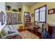 Relaxing community library with bookshelves and seating at 1480 Mossy Oak Dr, North Port, FL 34287